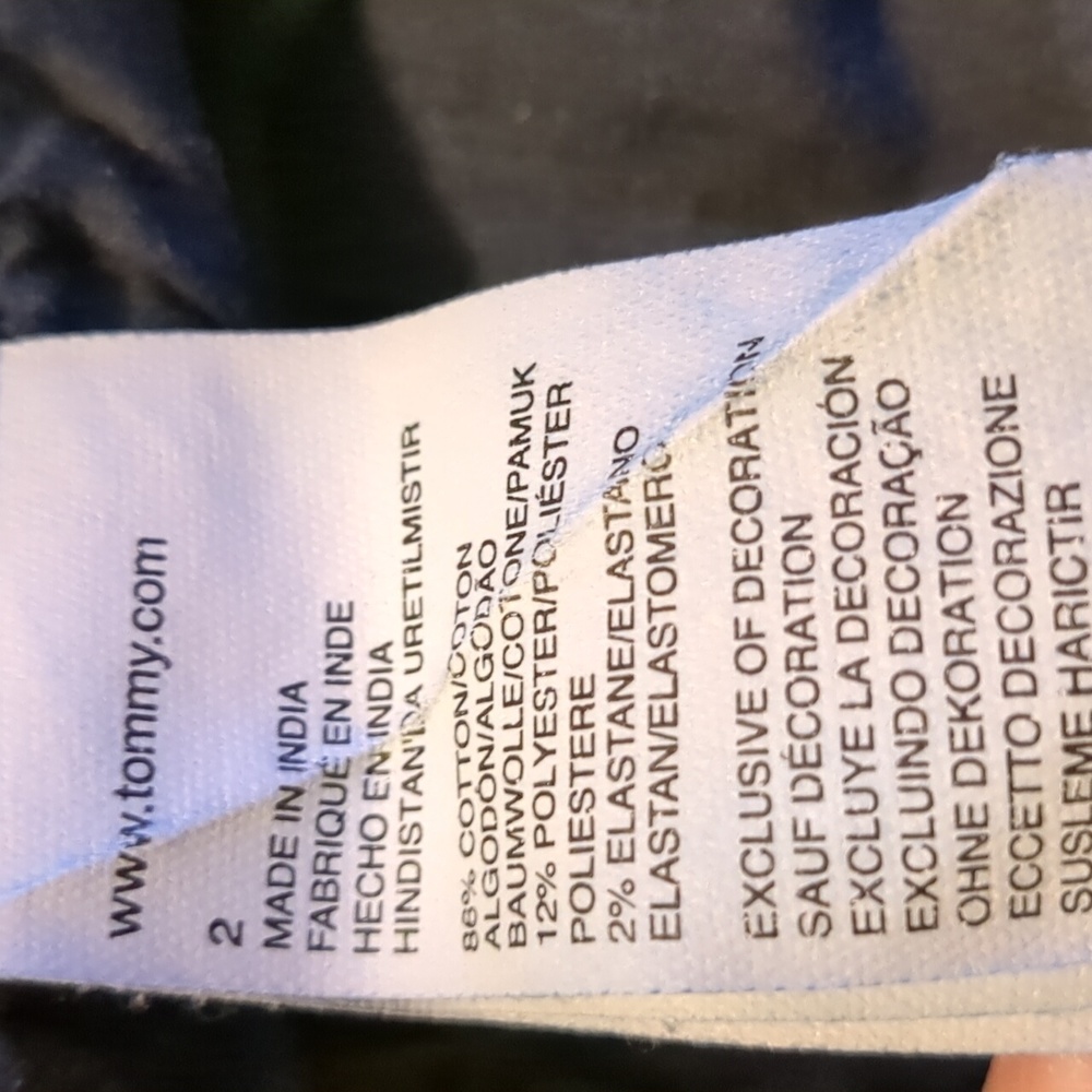 Tommy Hilfiger short denim skirt size 2 - Picture 10 of 14